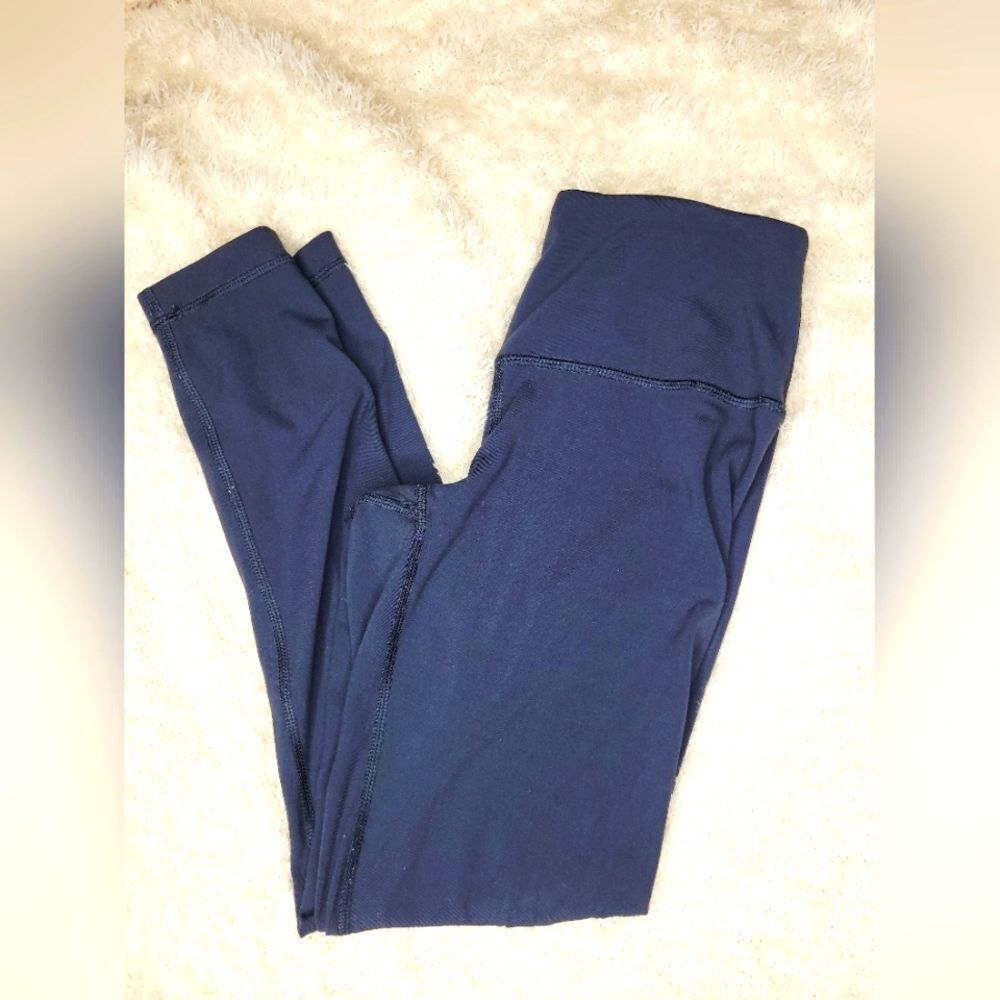 Yogalicious Leggings sz Xs; Navy Blue
